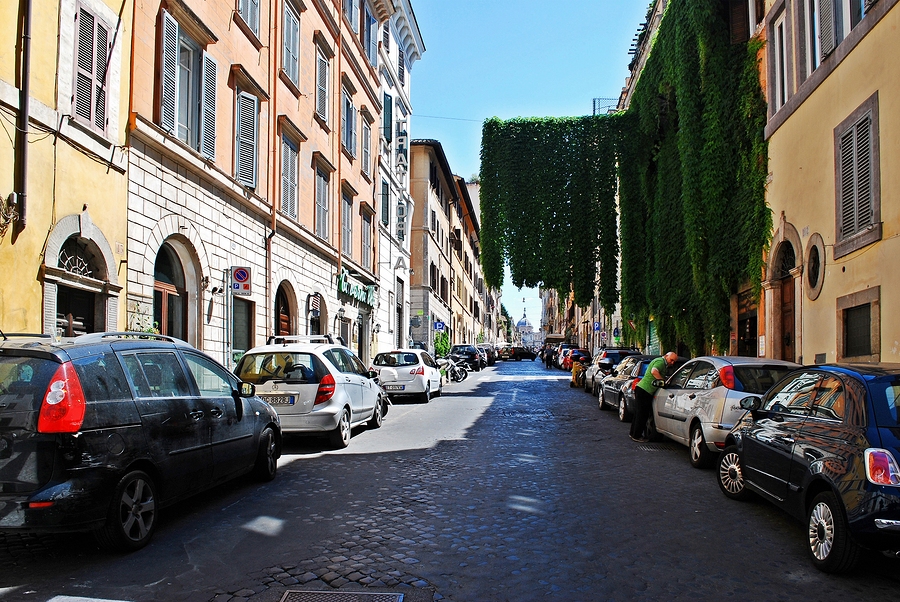 Rome City Life. View Of Rome City On June 1, 2014