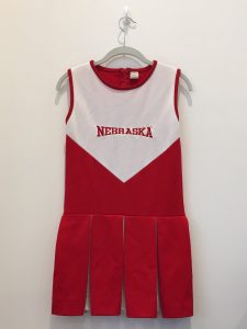 "He was a huge Nebraska football fan. So, naturally, I had to get a vintage cheerleader outfit..."