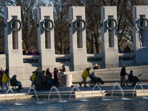 World War Two Memorial, Washington, DC. 5,068,224 visitors.