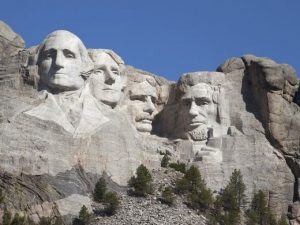 Mount Rushmore National Monument, Keystone, SD. 2,434,297 visitors.