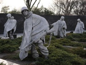 Korean War Veterans Memorial, Washington, DC. 4,077,835 visitors.